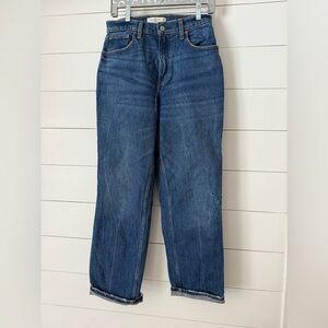 Abercrombie & Fitch The 90’s Straight Ultra High Rise Curve Love Jeans, 28/6
